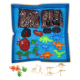 Spillt Sand Dino Welt mat Spillmatte