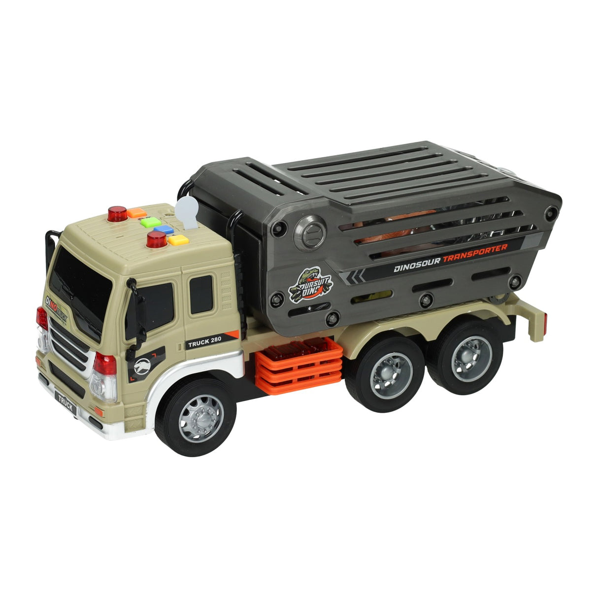 Rescue vrachtwagen met dino's