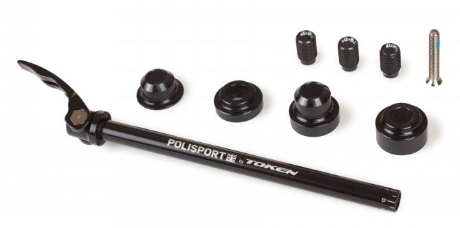 Polisport Plant Axle for Trailer 12mm - Black