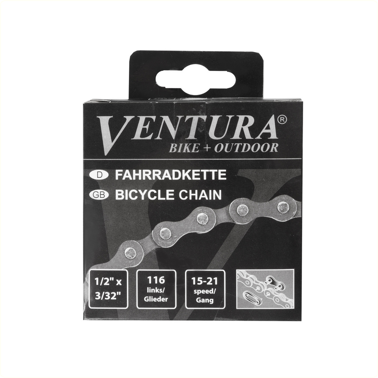 Väschra Barnelette FD1002a - 66 - 1 2 x 3 32 - 116 L Link - gro