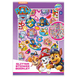 Moxy paw patrol glitter sticker book - a5 size 8 sheets