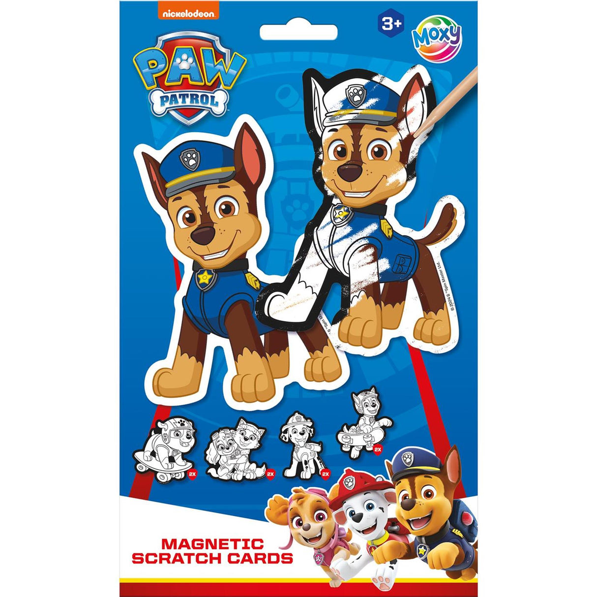 Moxy scratch magnets Paw Patrol, 12 pcs.