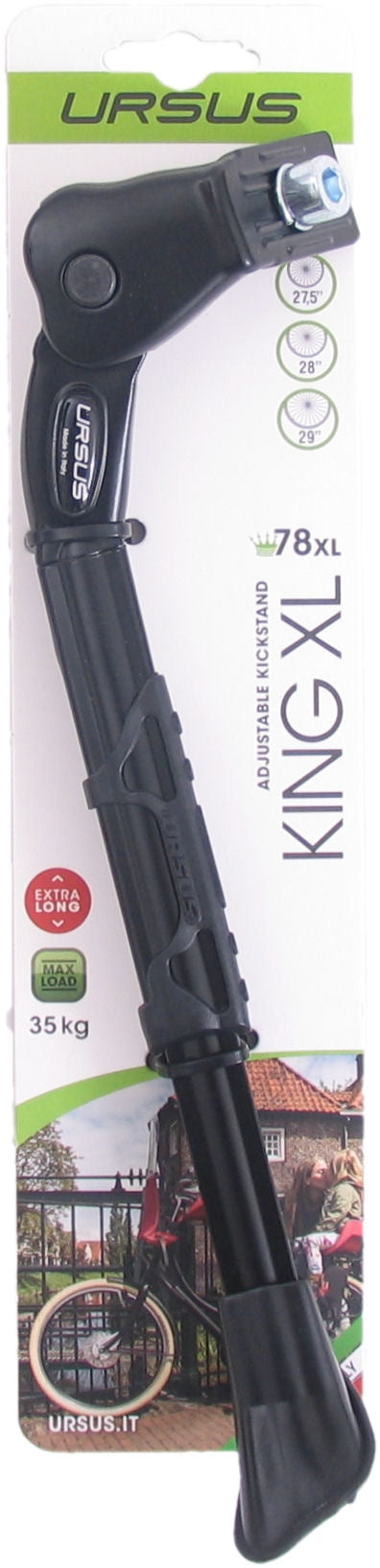 Ursus Standard King XL 26-28 30cm for e-sykkel svart på kort