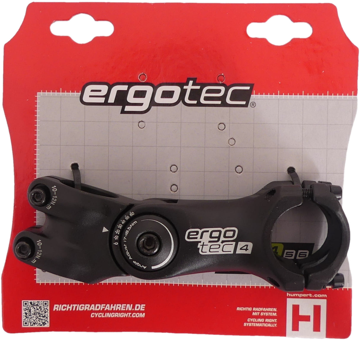 Ergotec regolabile primario Octopus 2 a-head 31,8 nero