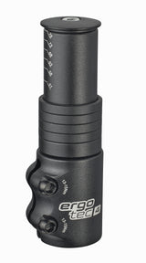 Ergotec Stuurpen verlenger Ahead 3 1-1 8 AL6061 T6 zwart gezandstraald