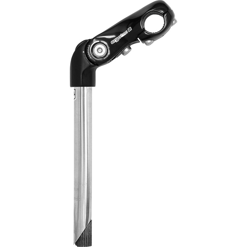 Ergotec stem stem Kobra adjustable stainless steel 22.2 300x110 25.4 mm silver