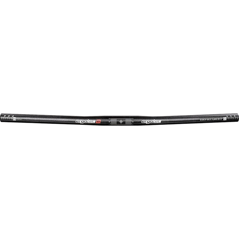 Ergotec steering flat bar 25.4x600 mm black