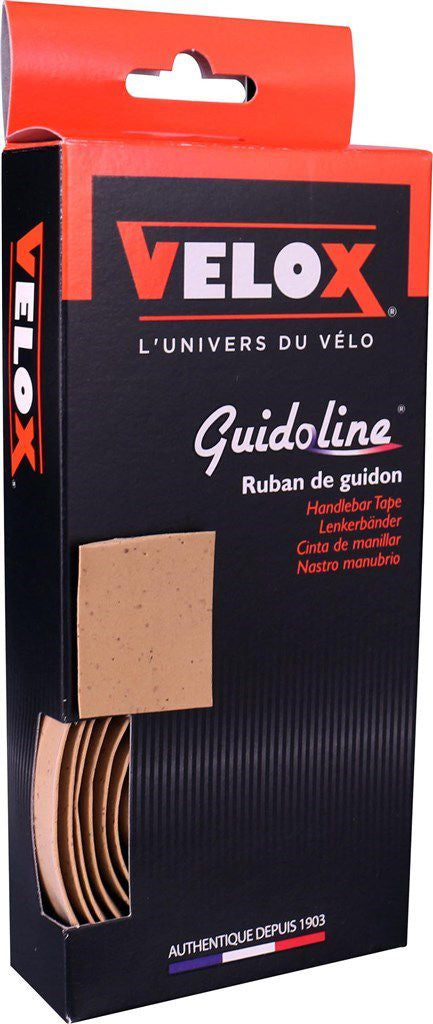 Velox Handlebar Cork vintage marrone 1,75 m x 30 mm elastico e smorzamento