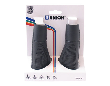 Union GP-03 fiets handvat set, 138 138mm, zwart