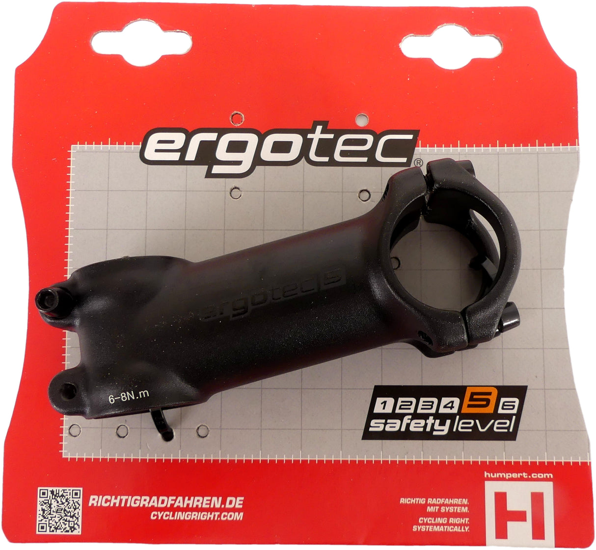 Ergotec Voorbouw Shark 31.8Mm 90Mm Zwart