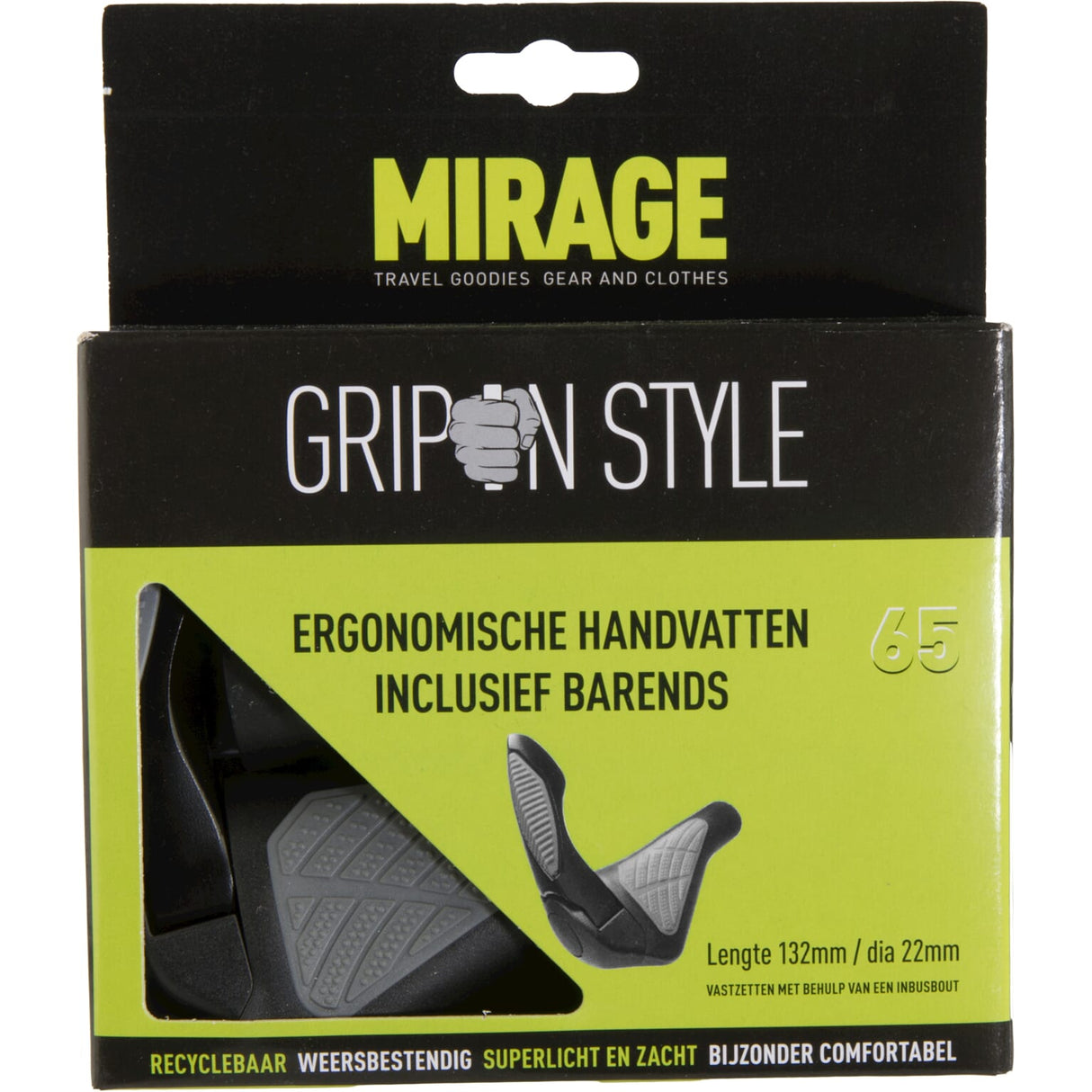 Mirage ergolock 134MB Black-Bike Slock