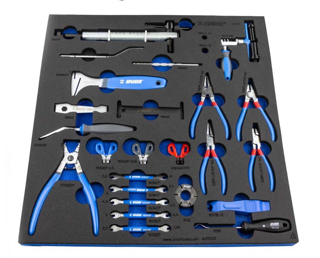 Établi d'incrustation d'outils Unior xlc