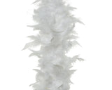 Decoris boa feather white ø15x150cm