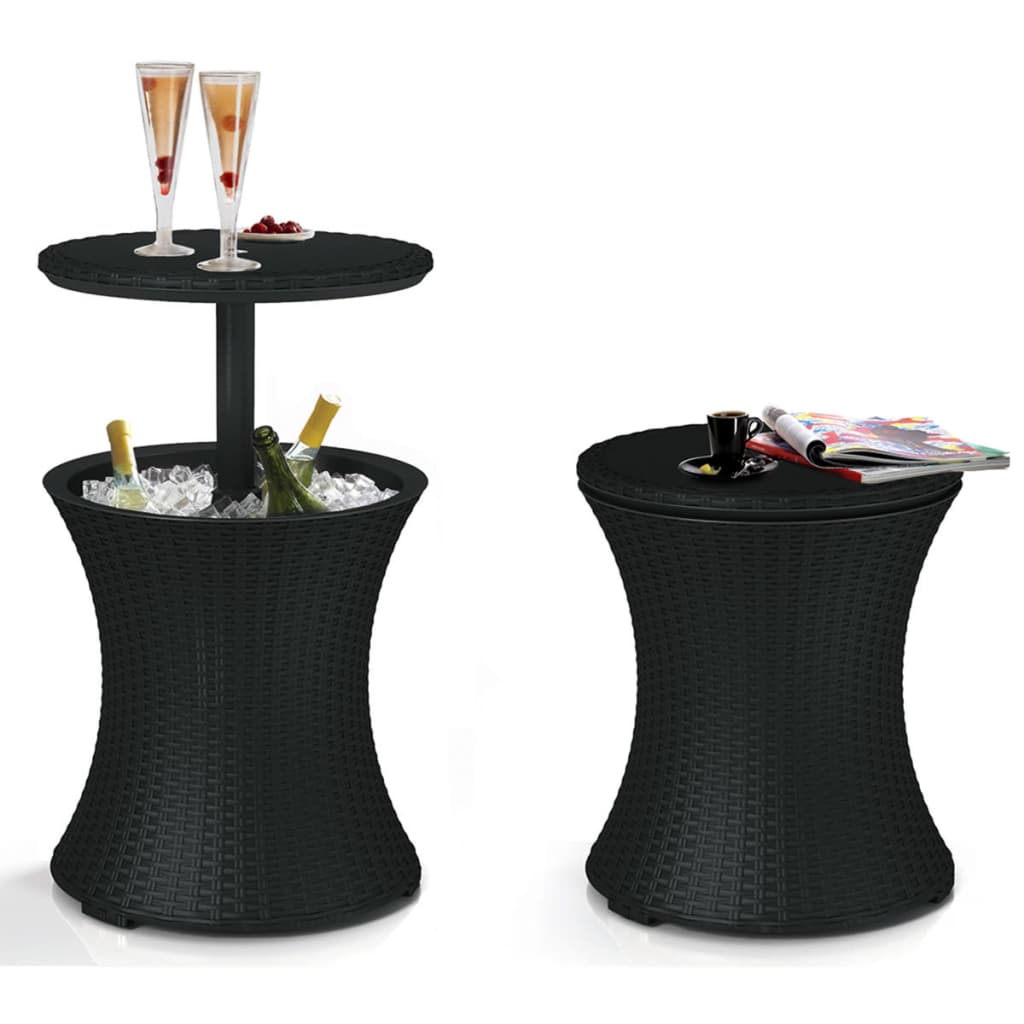 Keter Keter Cool Bar Pacific Rattan Anthracite -farget 203835