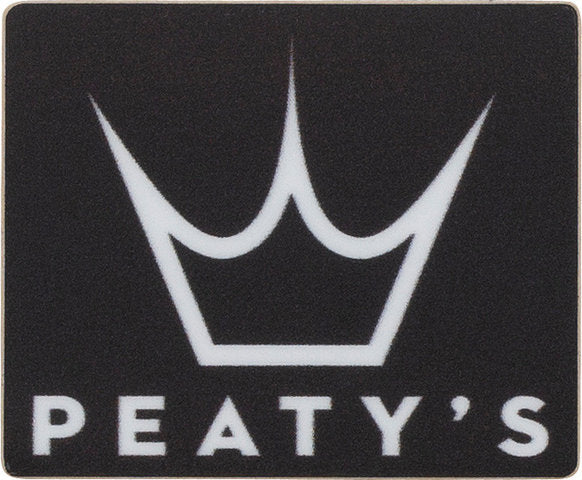 Peaty's crown logo sticker