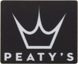 Peaty's crown logo sticker