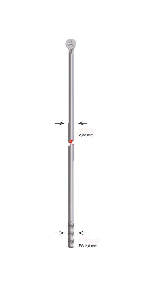 Alpina Spaken 185-13 Raggi ø2.33mm FG 2,6 zink (144