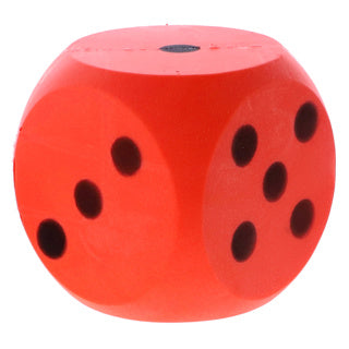 Osnovna kocka mehko rdeča 16 cm