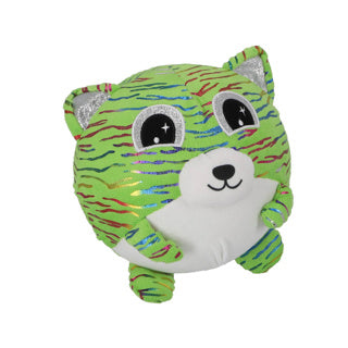 Plysj ball spretter furry kitty friendti 23 cm assortert | 4 stk
