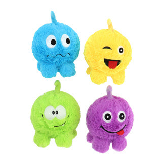 Plysj ball spretter lodne fluffy venn 23 cm assortert | 4 stk