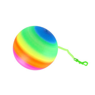 Rainbow Ball with String | 4 pieces