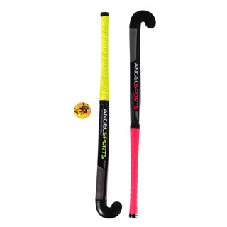 Angel Sports Hockey Set Pink and Yellow 33''