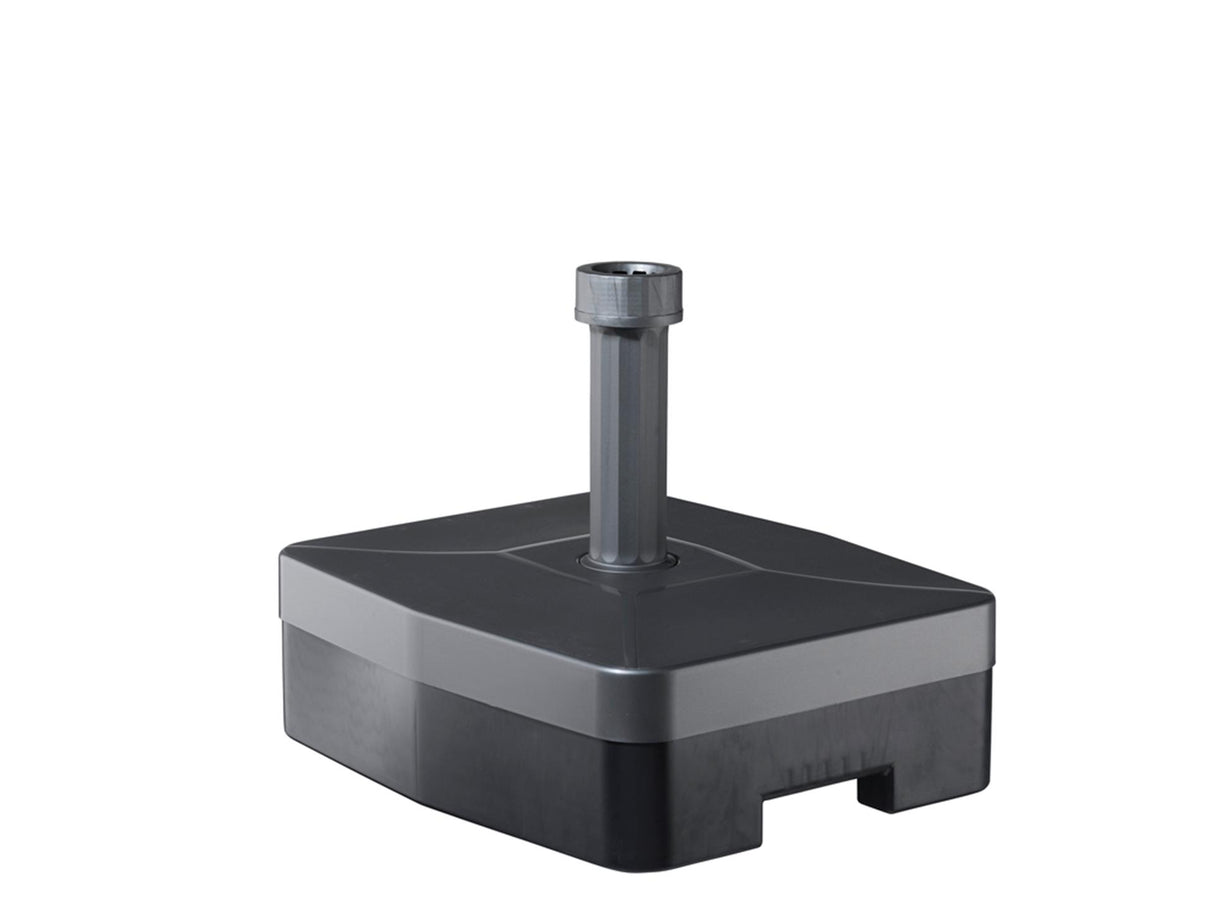 Helcosol parasol base 30kg rh fillable roll anthracite