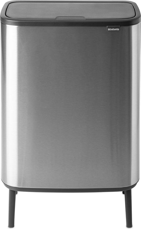 Brabantia bo touch bin hi odpadkový koš - 60 litrů - 1 přihrádka - matná ocel odolná proti otiskům prstů