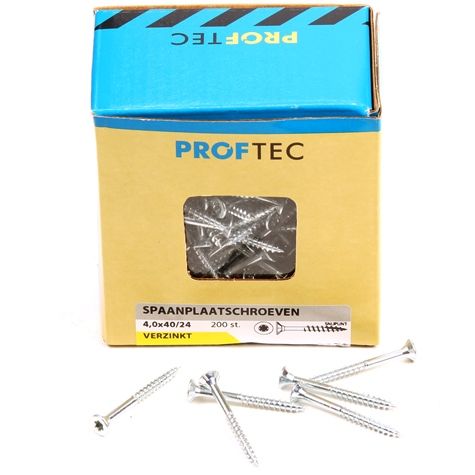 Spaanplaatschroef 4.0x40 24 torx