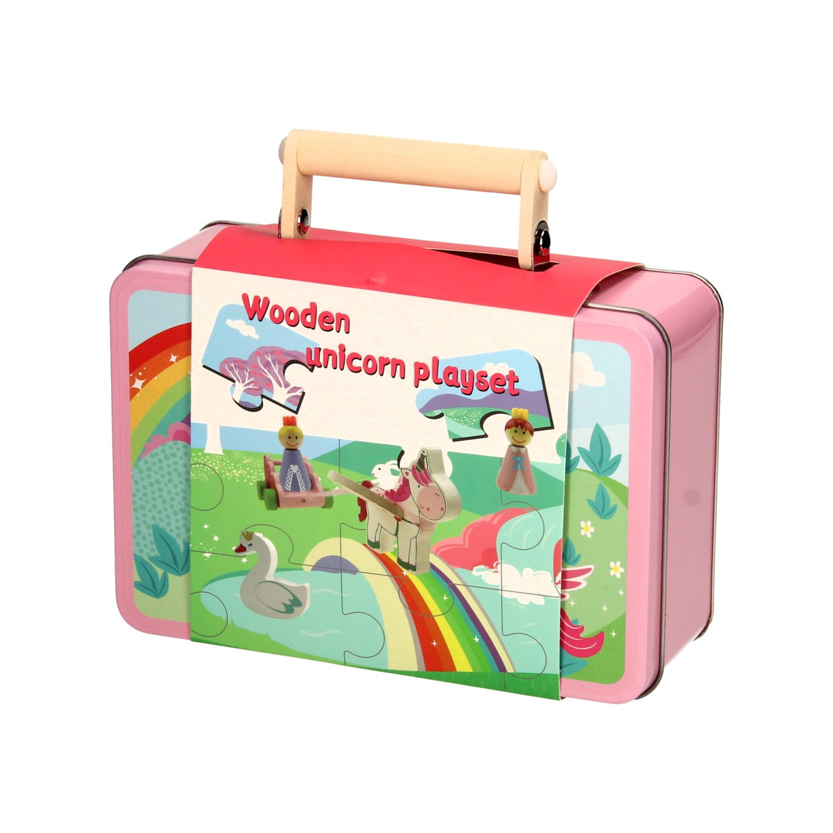 Unicorn play set in storage case