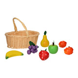 Pic wooden fruit in picnic basket 17dlg.