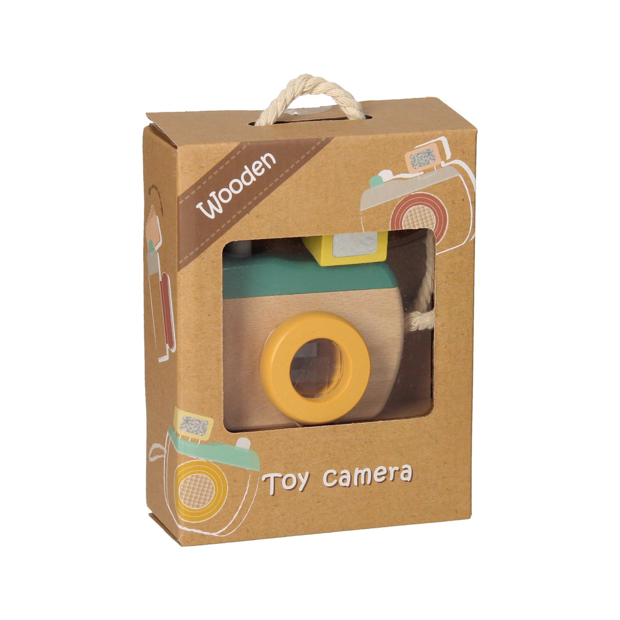 Wooden camera orange