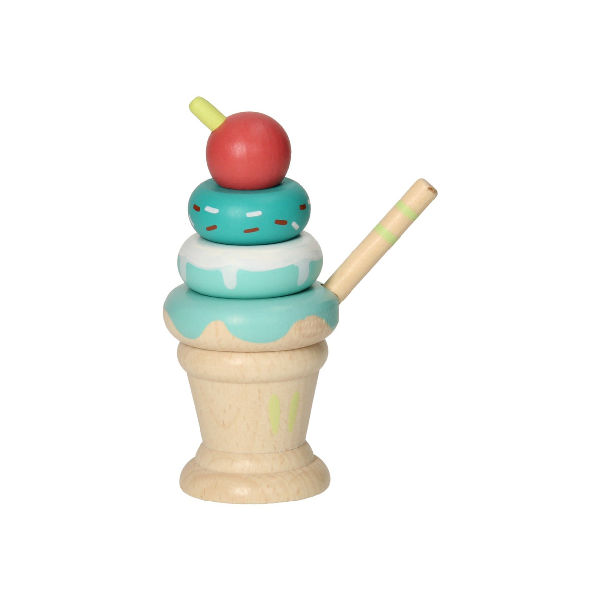 Stack Toy Wood Ice Cream