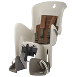 Polisport child seat behind Bilby Maxi Creme Brown Frame Montage (FF)