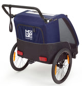 Polisport Children's Trailer med vandring Kit Grey Blue