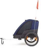 Polisport Children's trailer without walking kit, gray-blue