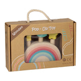 Jeu pop-up en bois arc-en-ciel