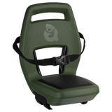 Qibbel Q343 Asiento trasero 6+ Junior con reposapiés y placas de protección verde