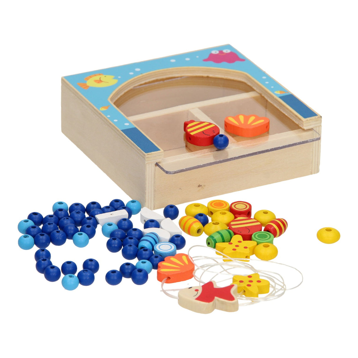 Bead Box Wood - Underwater World