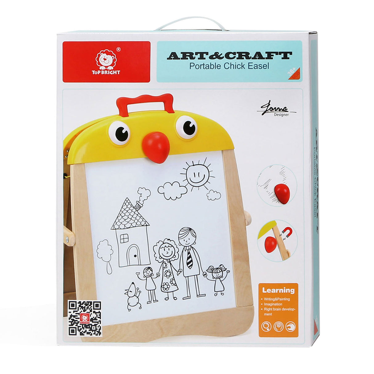 Topbright portable children's whiteboard
