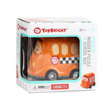 Topbright wooden jigsaw puzzle with school bus, 24st.