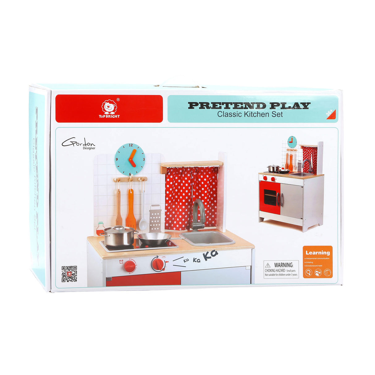 TopBright Wooden Kitchen Spilling Set