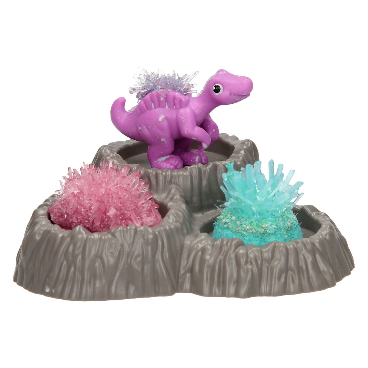 Cristaux de topbright poussant des dinosaurus