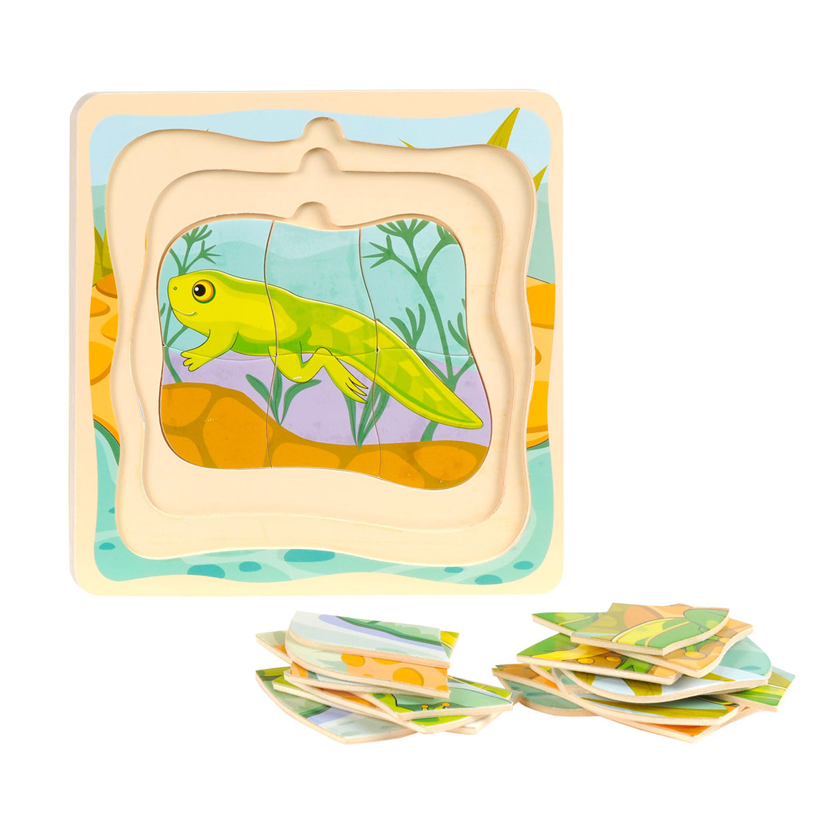 Topbright Laiding Puzzle Cycle Frog