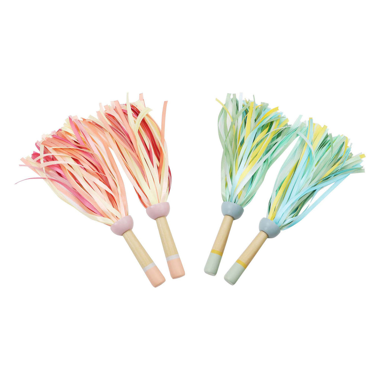 Houten cheerleader poms, 2st.