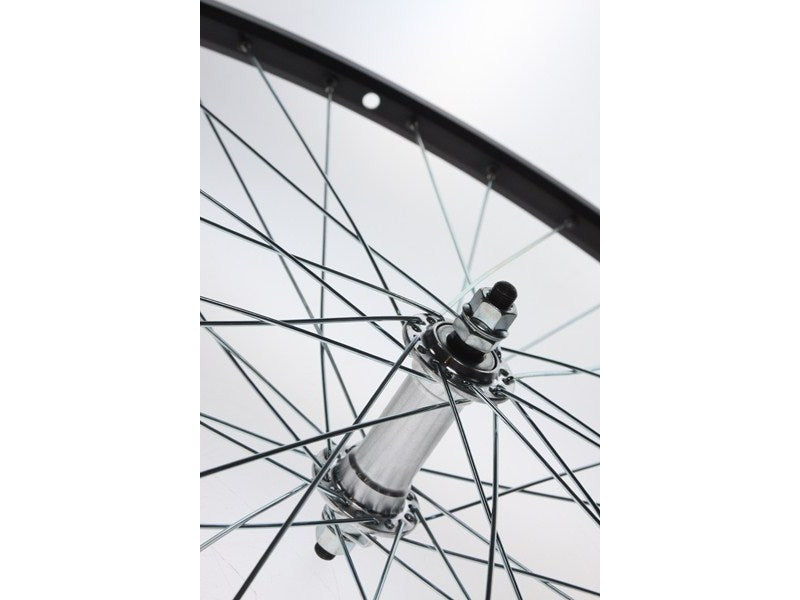 Front wheel 28 Alu Black AS26