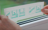 Bsi aeroxon fly trap window sticker 4 pieces