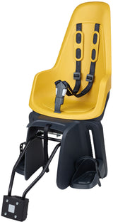 Bobike child seat behind One Maxi 1P with frame confirmation Mighty Mustard