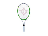 Raquete de tênis Engelhart com capa e 2 bolas - verde