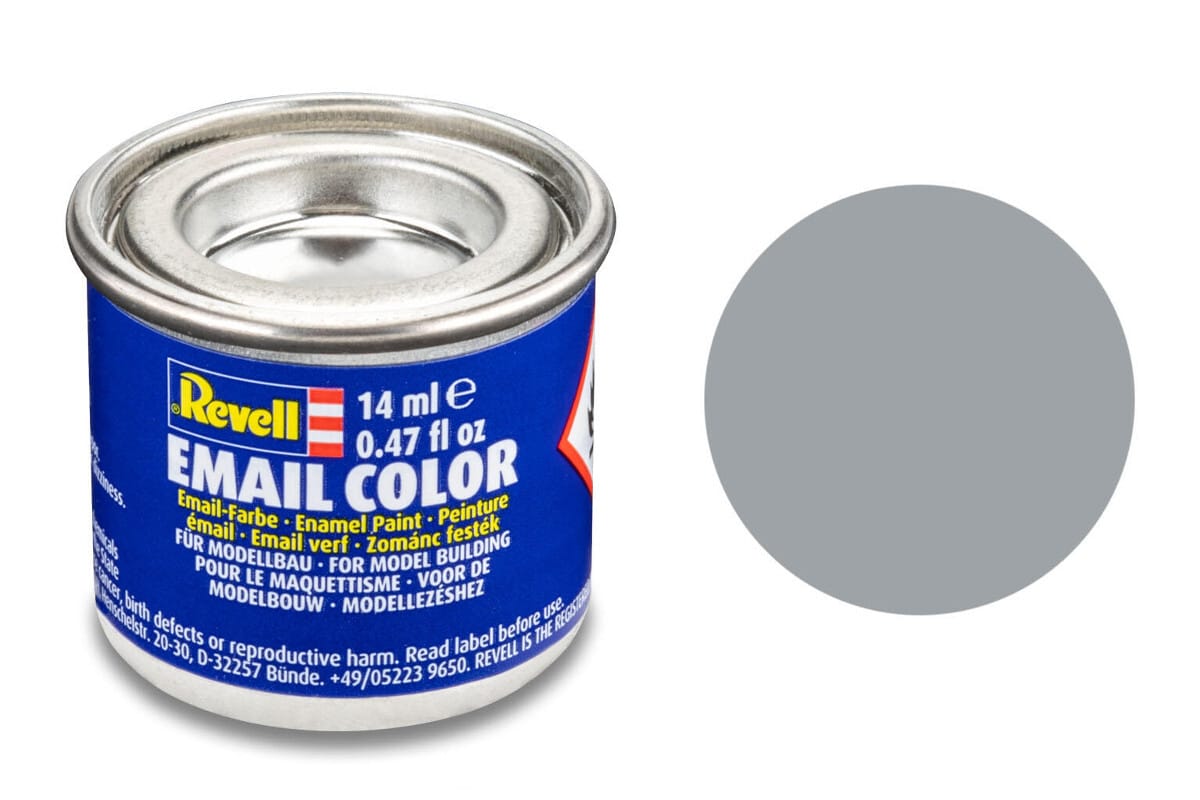Revell paint for model building number 76 light gray matt